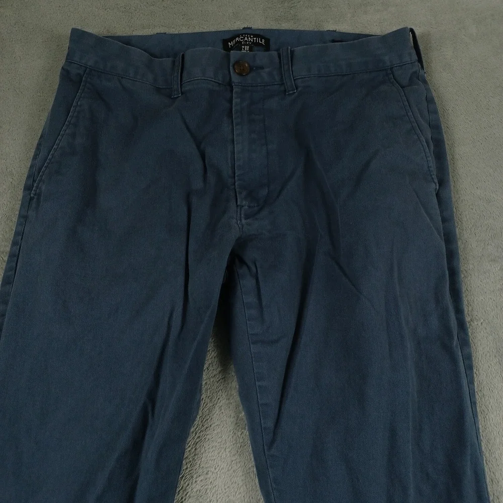 J Crew Pants Mens 30x30 Blue Chino‎ Straight Slim Fit Cotton Modern